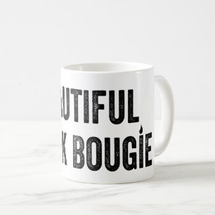Beautiful Black Bougie – Empowering Quote  Coffee Mug