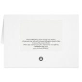 Beautiful Black Cat Cards (Back Horizontal)