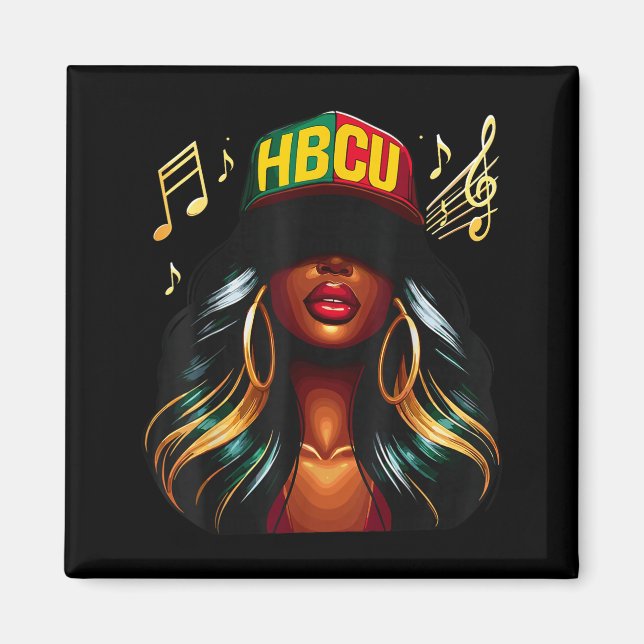 Beautiful Black Girl Hbcu  Magnet (Front)