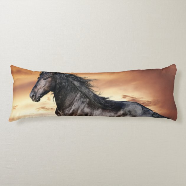 horse body pillow cover