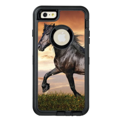 Beautiful Black Horse OtterBox Defender iPhone Case