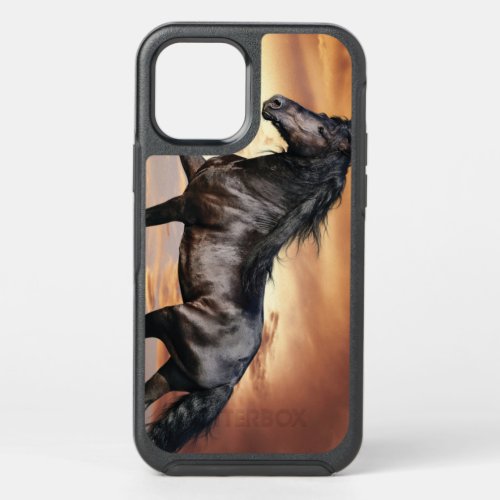 Beautiful Black Horse OtterBox Symmetry iPhone 12 Pro Case