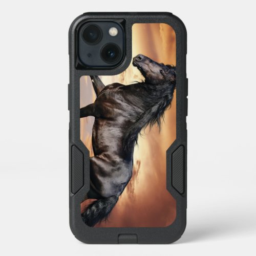 Beautiful Black Horse iPhone 13 Case