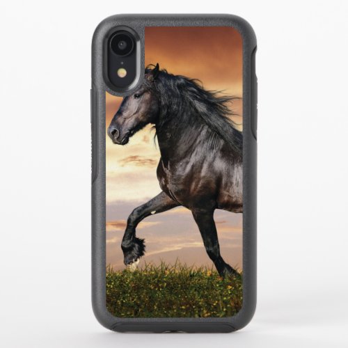 Beautiful Black Horse OtterBox Symmetry iPhone XR Case