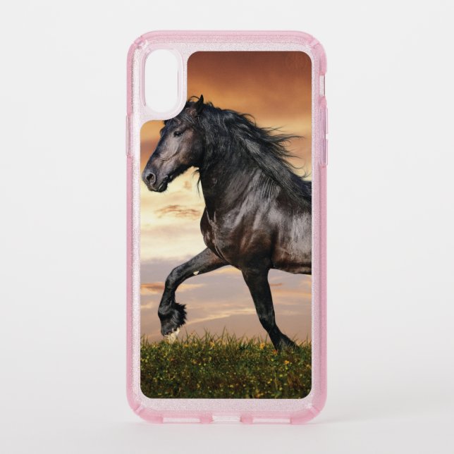 Beautiful Black Horse Speck iPhone XS Max Case (Front)