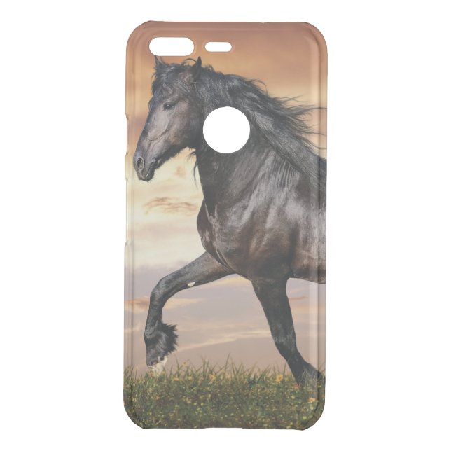 Beautiful Black Horse Uncommon Google Pixel Case (Back)