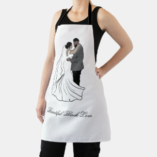 Beautiful Black Love Apron