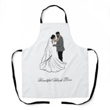 Beautiful Black Love Apron