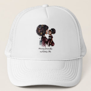 Beautiful Black Mom and Daughter (25) Trucker Hat