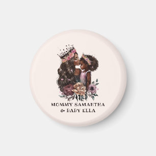 Beautiful Black Mom and Daughter (3) Magnet
