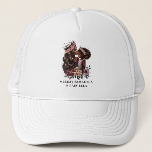 Beautiful Black Mom and Daughter (3) Trucker Hat