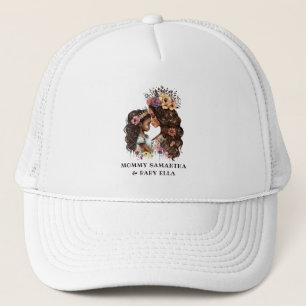 Beautiful Black Mom and Daughter (4) Trucker Hat
