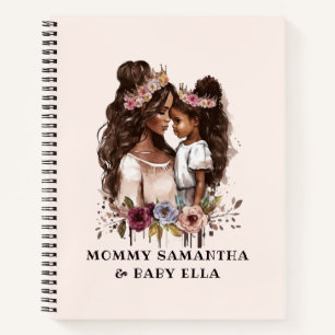 Beautiful Black Mom and Daughter (5) Notebook