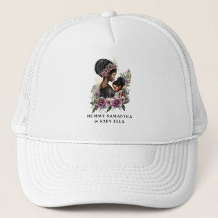 Beautiful Black Mom and Daughter (6) Trucker Hat
