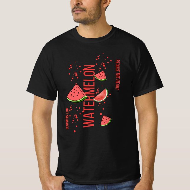 beautiful black watermelon streetwear shirt (Front)