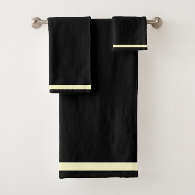 Black and gold online towels