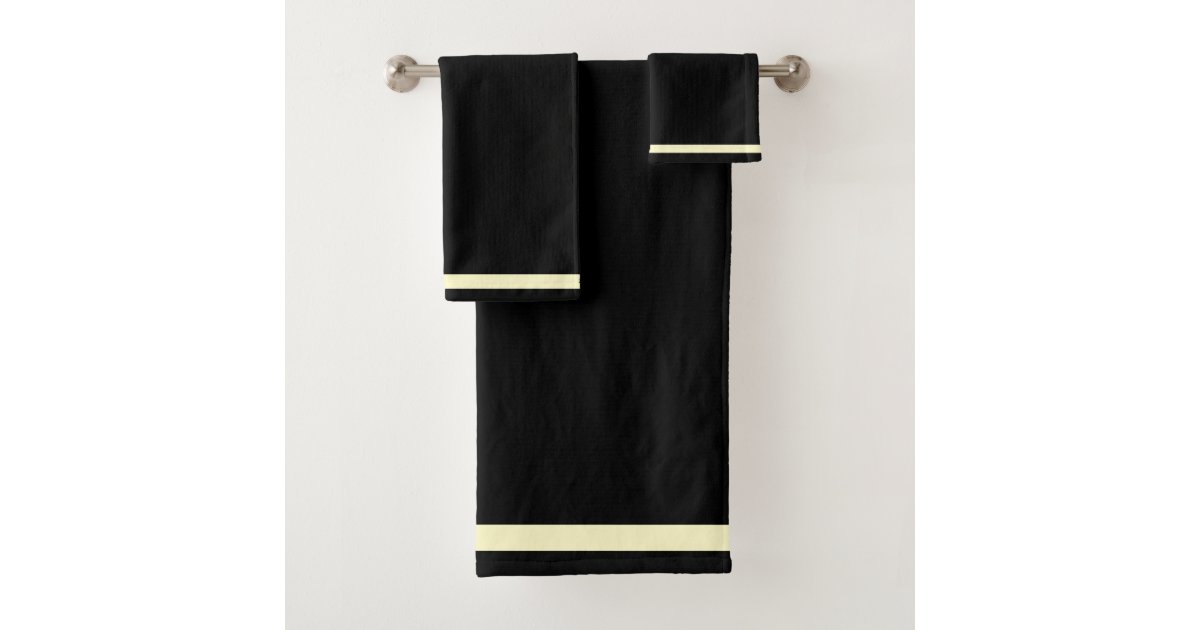 Black Gold Bathroom Towels, Black Gold Towels Bathroom Set