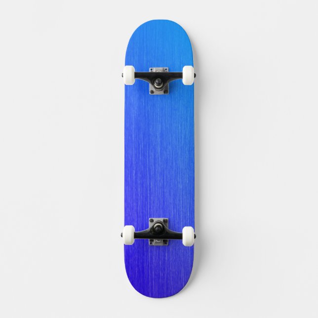 Beautiful Blended Blue Skateboard (Front)