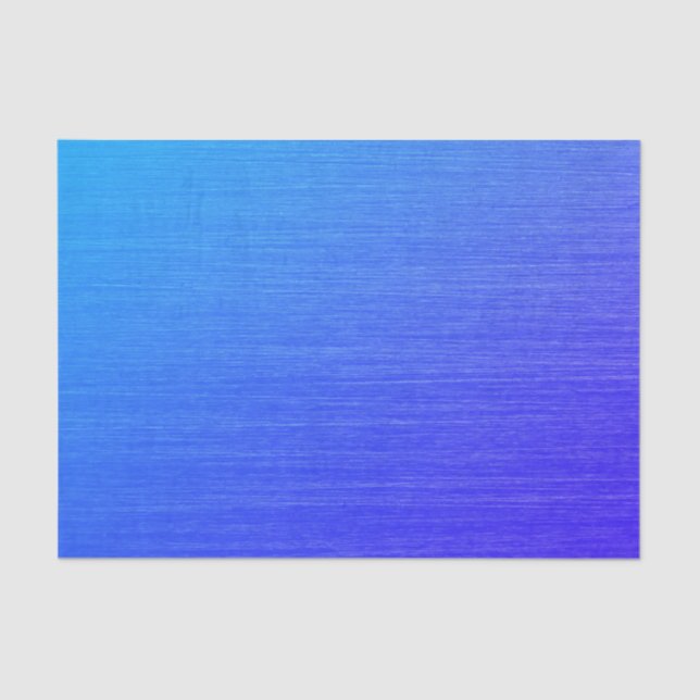 Beautiful Blended Blue Tissue Paper (Front)