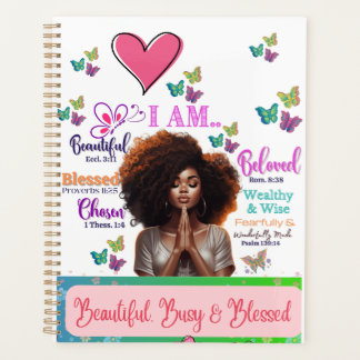 Beautiful, Blessed and Busy Monthly Planner