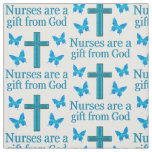 BEAUTIFUL BLESSED NURSE DESIGN FABRIC