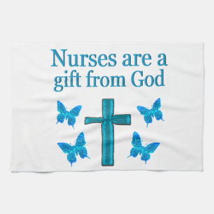 BEAUTIFUL BLESSED NURSE DESIGN TOWEL