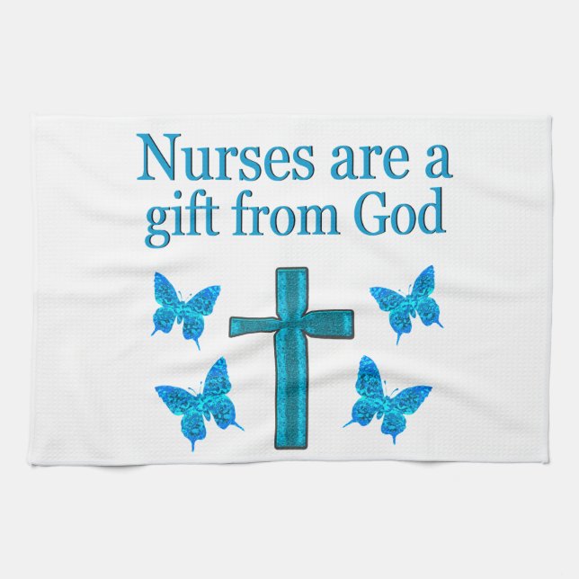 BEAUTIFUL BLESSED NURSE DESIGN TOWEL (Horizontal)