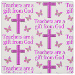 BEAUTIFUL BLESSED TEACHER DESIGN FABRIC