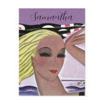 Beautiful Blonde Lady (Personalize)