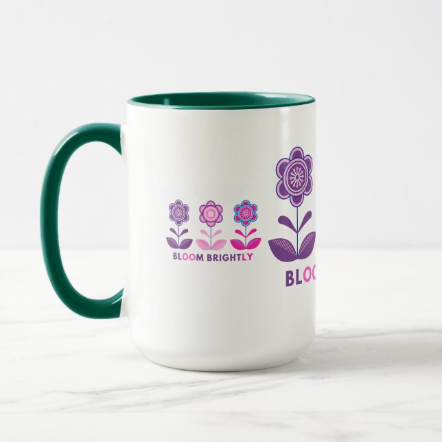 Beautiful Blooming Design Mugs (Left)