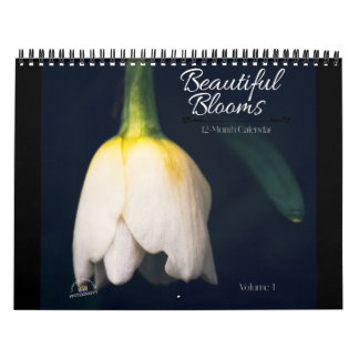 Beautiful Blooms 12-Month Calendar