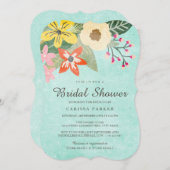 Beautiful Blooms Bridal Shower Invitation (Front/Back)