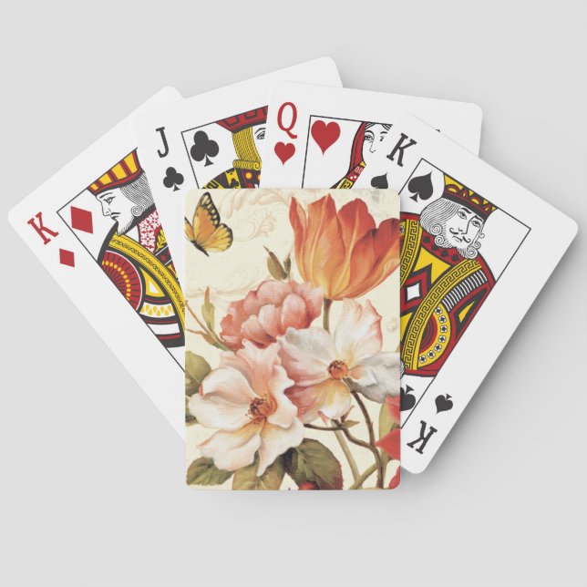 Beautiful Blossoms Poker Cards (Back)