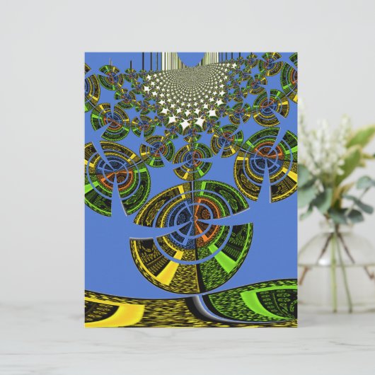 Beautiful Blue African Traditional Ethnic Vector (Standing Front)