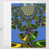 Beautiful Blue African Traditional Ethnic  Vector  (Front/Back)