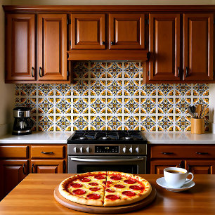 💛💙🤍 Beautiful blue and yellow Azulejos, Ceramic Tile