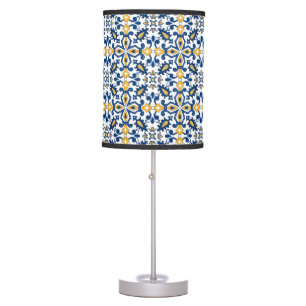 💙💛 Beautiful blue and yellow Azulejos, Table Lam Table Lamp