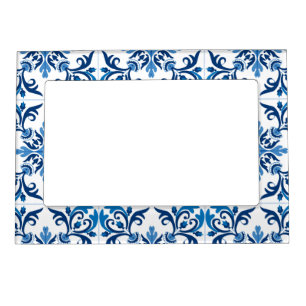 💙 Beautiful blue Azulejos I  Magnetic Frame