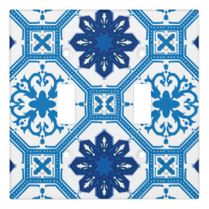 💙 Beautiful blue Azulejos I tiles  Light Switch Cover