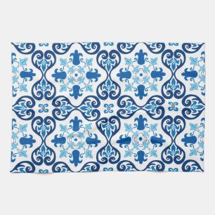 💙 Beautiful blue Azulejos III Kitchen Towel