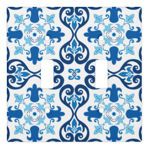 💙 Beautiful blue Azulejos III  Light Switch Cover