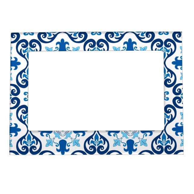 💙 Beautiful blue Azulejos III  Magnetic Frame (Front)