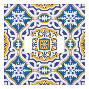 💙 Beautiful blue Azulejos IV Light Switch Cover