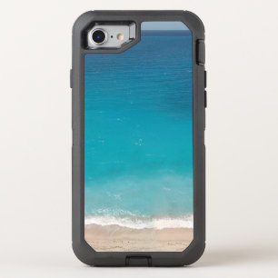 Beautiful Blue Beach Scene OtterBox Defender iPhone SE/8/7 Case