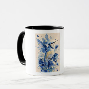 Beautiful blue bird  mug