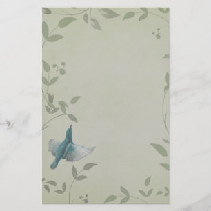 Beautiful Blue Bird Stationery