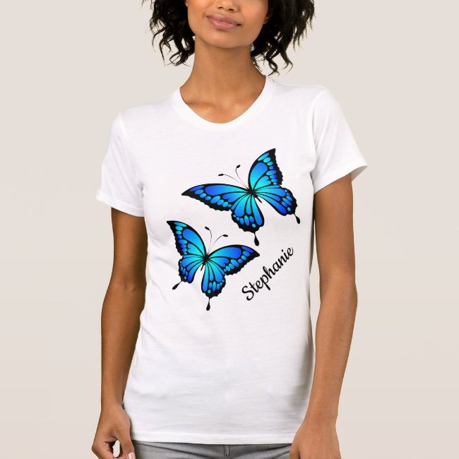 Beautiful Blue Butterflies T-Shirt