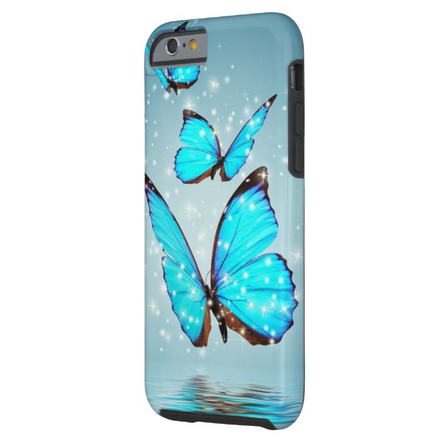 beautiful blue butterfly Case-Mate iPhone case Zazzle
