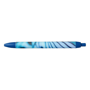 Beautiful Blue Butterfly Wing Photo Detail Pen