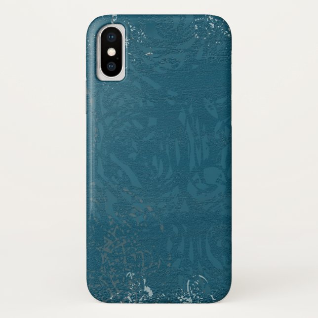 Beautiful Blue Celtic Design Case-Mate iPhone Case (Back)